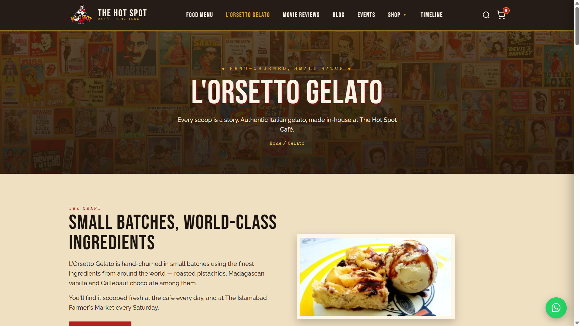 Hotspot Cafe — Custom Site, Blog & Shop 5